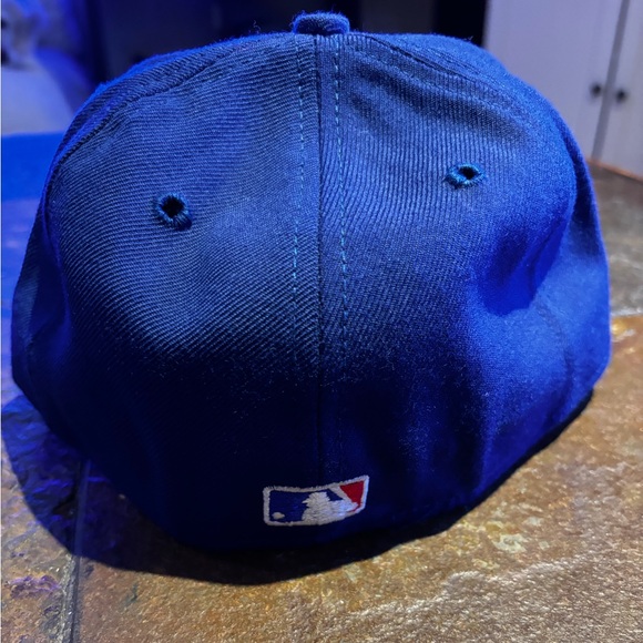 Rare Retro Toronto Blue Jays New Era Fitted Hat Size 7 - Picture 2 of 3